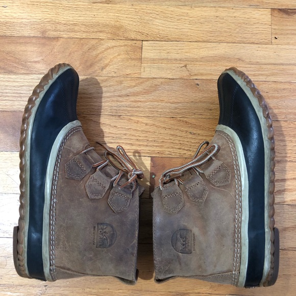 Sorel “Out N About” Waterproof Duck Boot Leather Rubber NL2133-286 US Size 8 - Picture 3 of 10